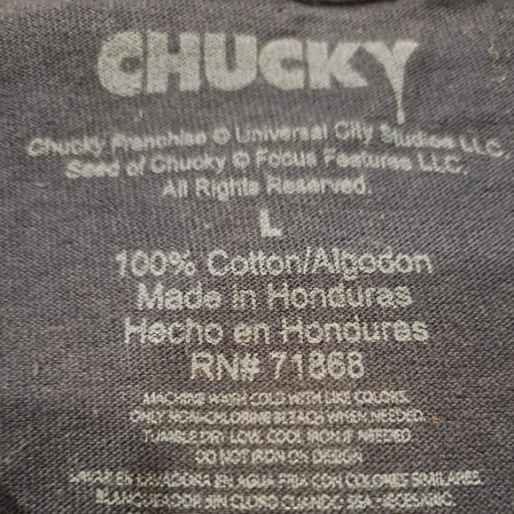 LICENSED CHUCKY TEE - Picture 3 of 4